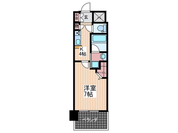 ステイサム舟入中町の物件間取画像